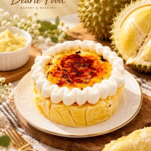 Durian Basque Burnt Cheesecake